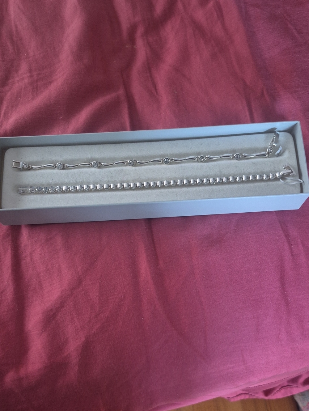 Charter Club Double Bracelet Set - Silver Tone